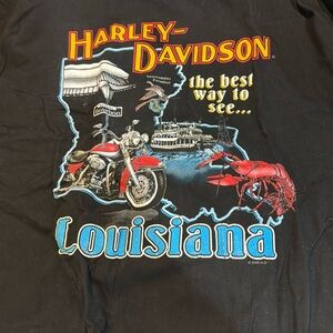 Harley Davidson black long sleeved tee